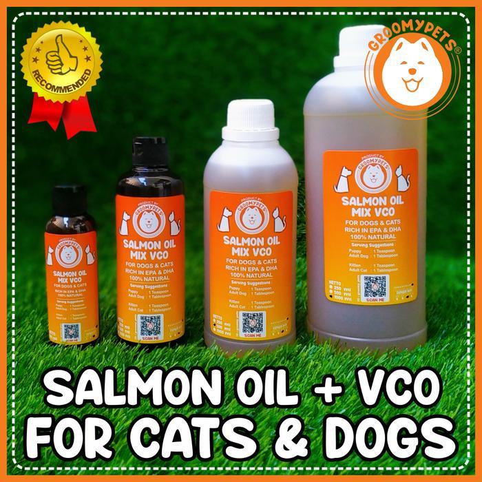 SALMON OIL MIX VCO - VITAMIN ANJING DAN KUCING - SALMON MIX VCO