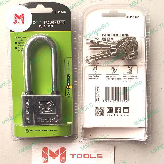 Gembok Tekiro 50Mm Panjang - Tekiro Gembok Stainless - Gembok Nekel Terlaris