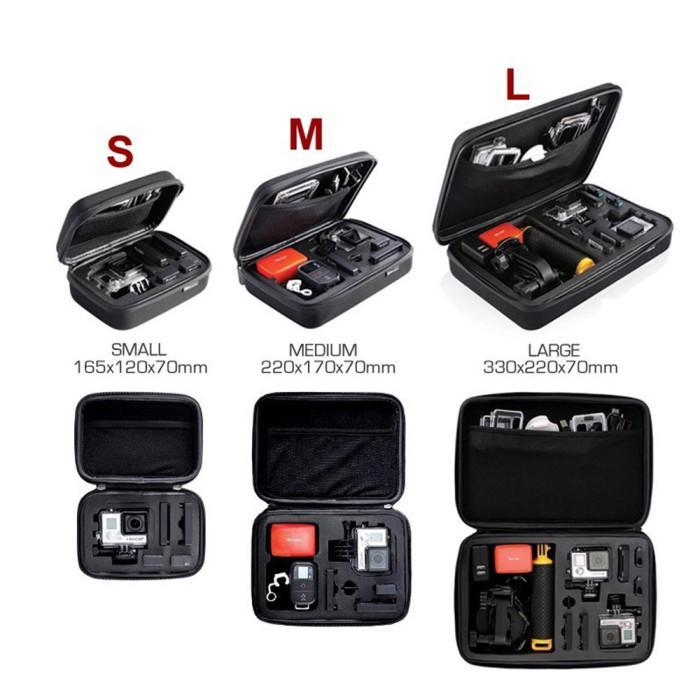 TAS EVA WATERPROOF MEDIUM CASE UNIVERSAL PU BAG SEDANG KAMERA AKSI UNTUK DJI OSMO 5 PRO/4/3,