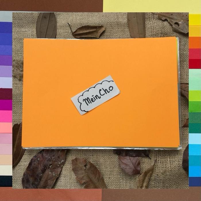 (C. ORANGE 20 lbr) Kertas HVS Warna Kertas A4 Warna Kertas Warna 80gsm