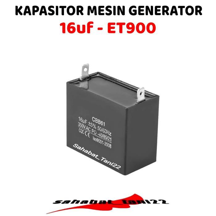 KAPASITOR GENSET 12UF 16UF 24UF CAPASITOR GENERATOR GENSET ET900 - 950 BODY KECIL CAPASITOR GENSET