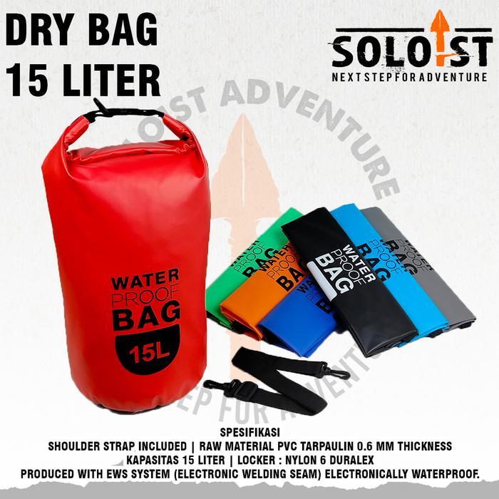 Dry bag 15 liter waterproof Tas Mancing Anti air