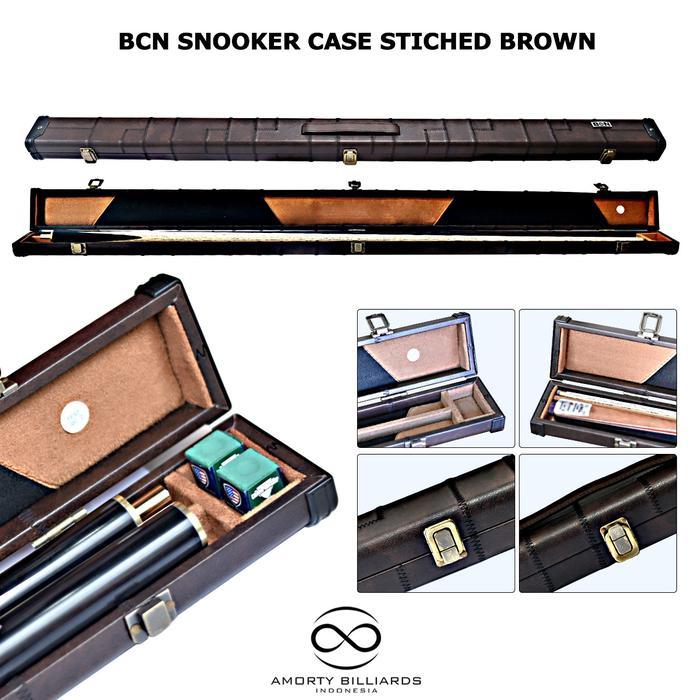 BCN Snooker Case Stiched Brown / Tas snooker