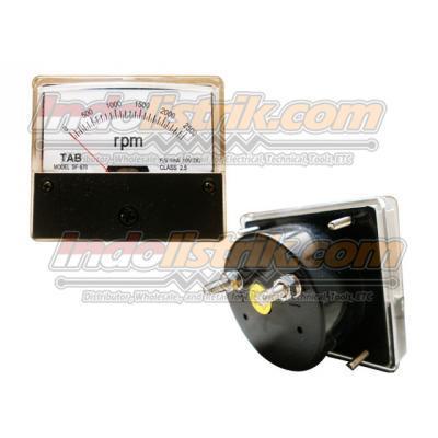 Tachometer / Rpm Meter 0 - 2500 Rpm- 1Ma 10V Dc Analog Tab Original