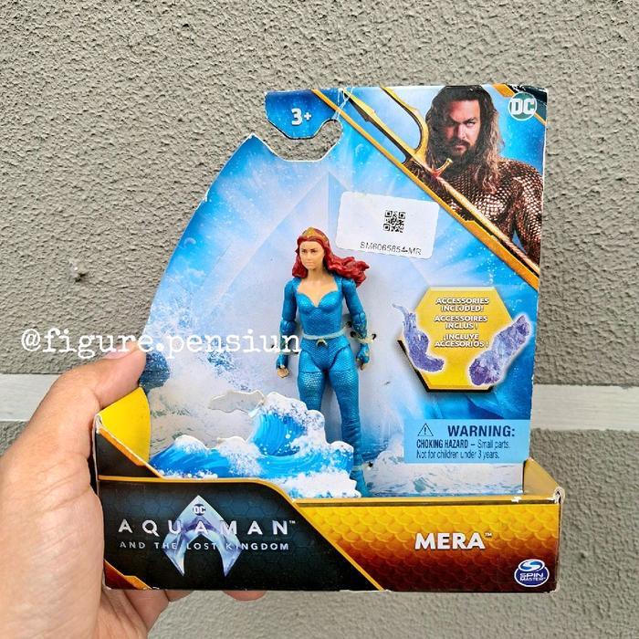 SPIN MASTER DC AQUAMAN AND THE LOST KINGDOM BLACK MANTA ORM MERA 4 INC SERIES ACTION FIGURE