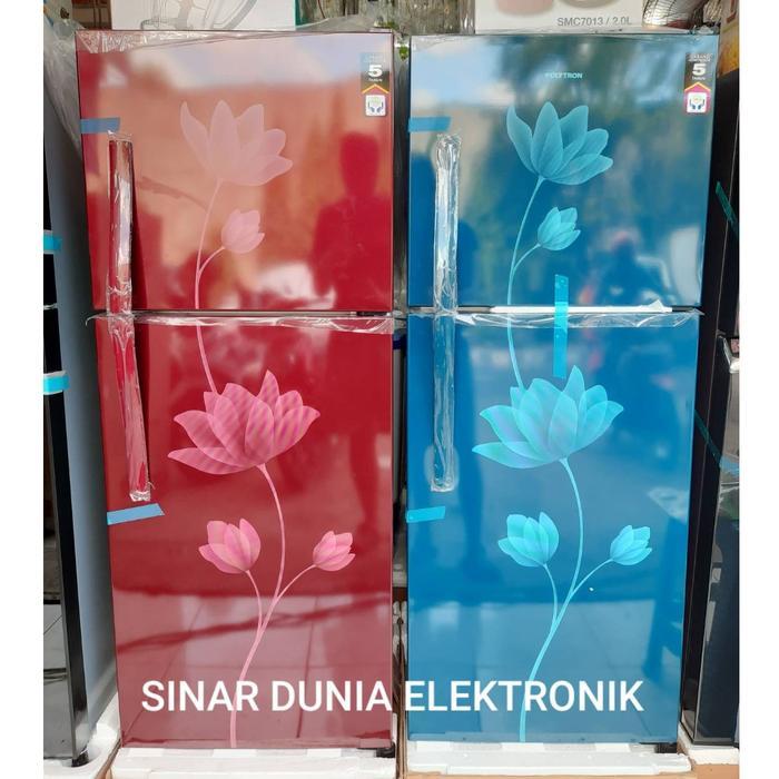 Polytron Kulkas 2 Pintu 200 Liter PRB 218 B/R Beauty Metal Series