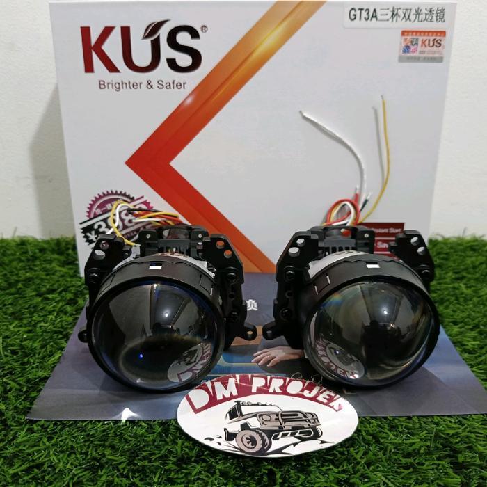 bi-led kus 2,5 inchi 60w laser original premium upgrade teknologi mobil Innova jazz yaris motor beat