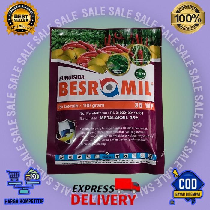 Fungisida Sistemik Besromil 35 WP Kemasan 100 gram