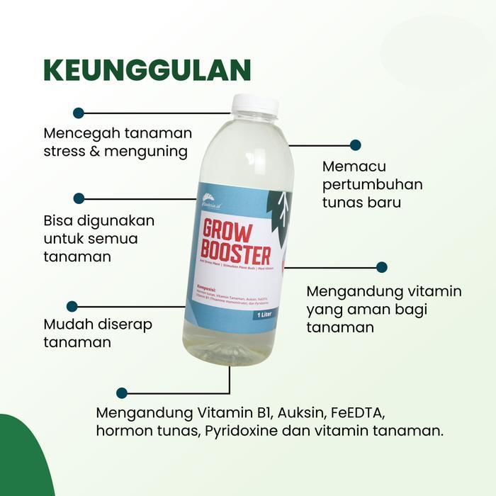 BISA COD Paket Yohana 1L Bundling Pembenah Tanah Organic Vibes + Grow Booster Pupuk Tanaman Sprayer