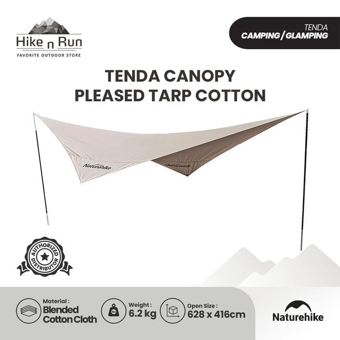 DISKON Tenda Canopy Naturehike NH20TM004 Pleased Tent Tarp Cotton
