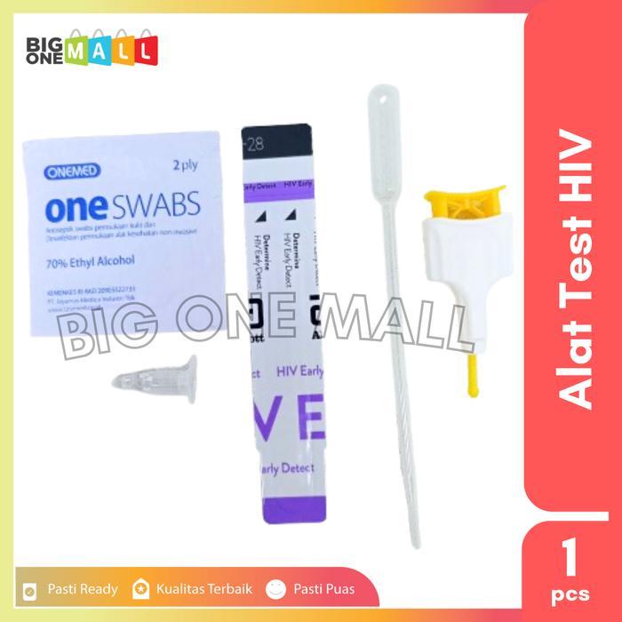 Test HIV Abbott 1 Set Lengkap Mandiri Generasi 4.0 Abbott Early Detect AKL Kemenkes Alat Tes HIV