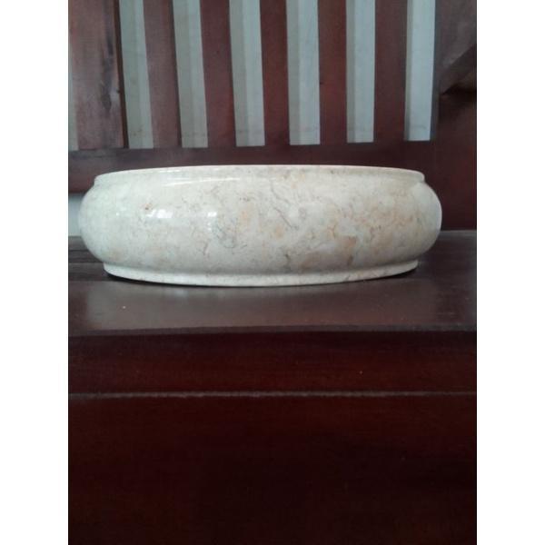 Baru Pot Bonsai Marmer Marble D23