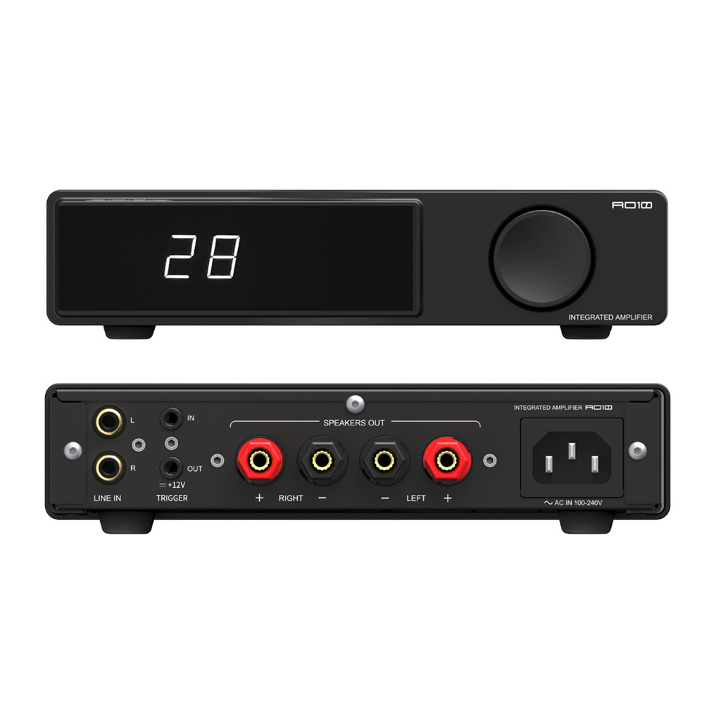 SMSL AO10 Hi-Fi Power Amplifier EQ Adjustment Bluetooth 5.3 TPA3116 Class D 12V Trigger On/Off