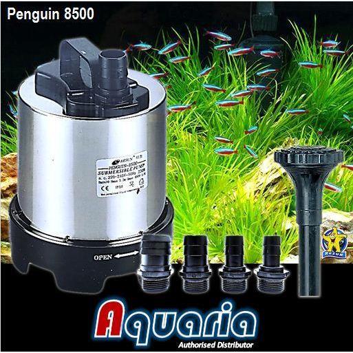 Resun Penguin-8500 Pompa Celup Stainless Aquarium Kolam Submersible Water Pump Penguin8500