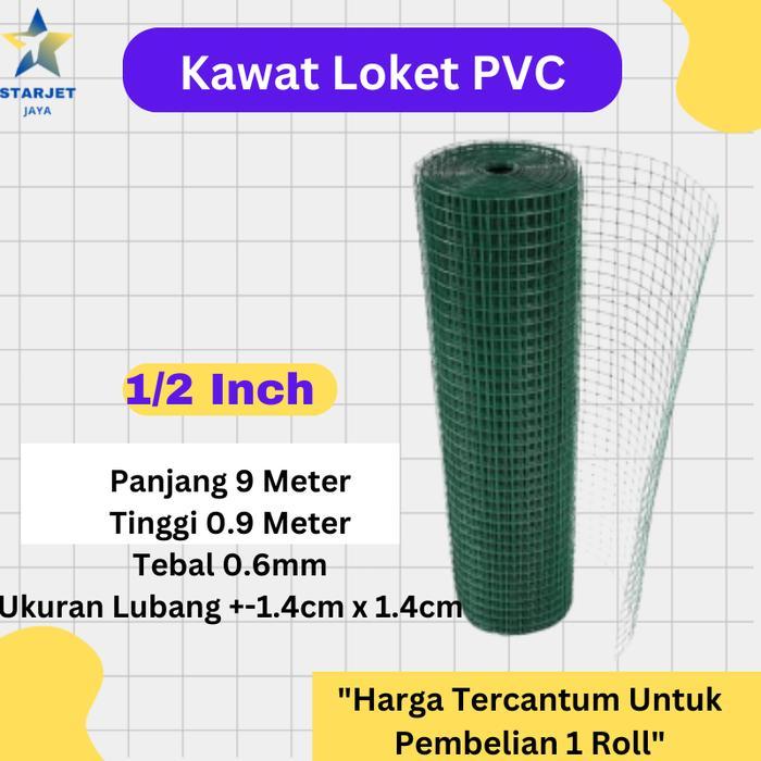 Ram Jaring Mesh Kawat Loket Hijau Pagar PVC Rooster Dinding Kandang Kurungan Sangkar Ayam Bangkok