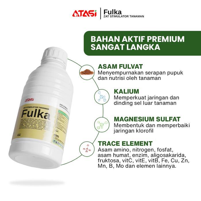 FULKA Zat Stimulator Tanaman Pupuk Penyerap Nutrisi Premium 1010ml x 5