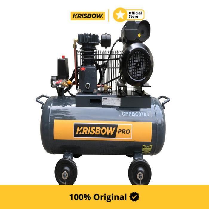 DISKON PROMO BESAR BESARAN Krisbow Air Compressor Kompresor Angin 3/4Hp 8 Bar Cppbc0703