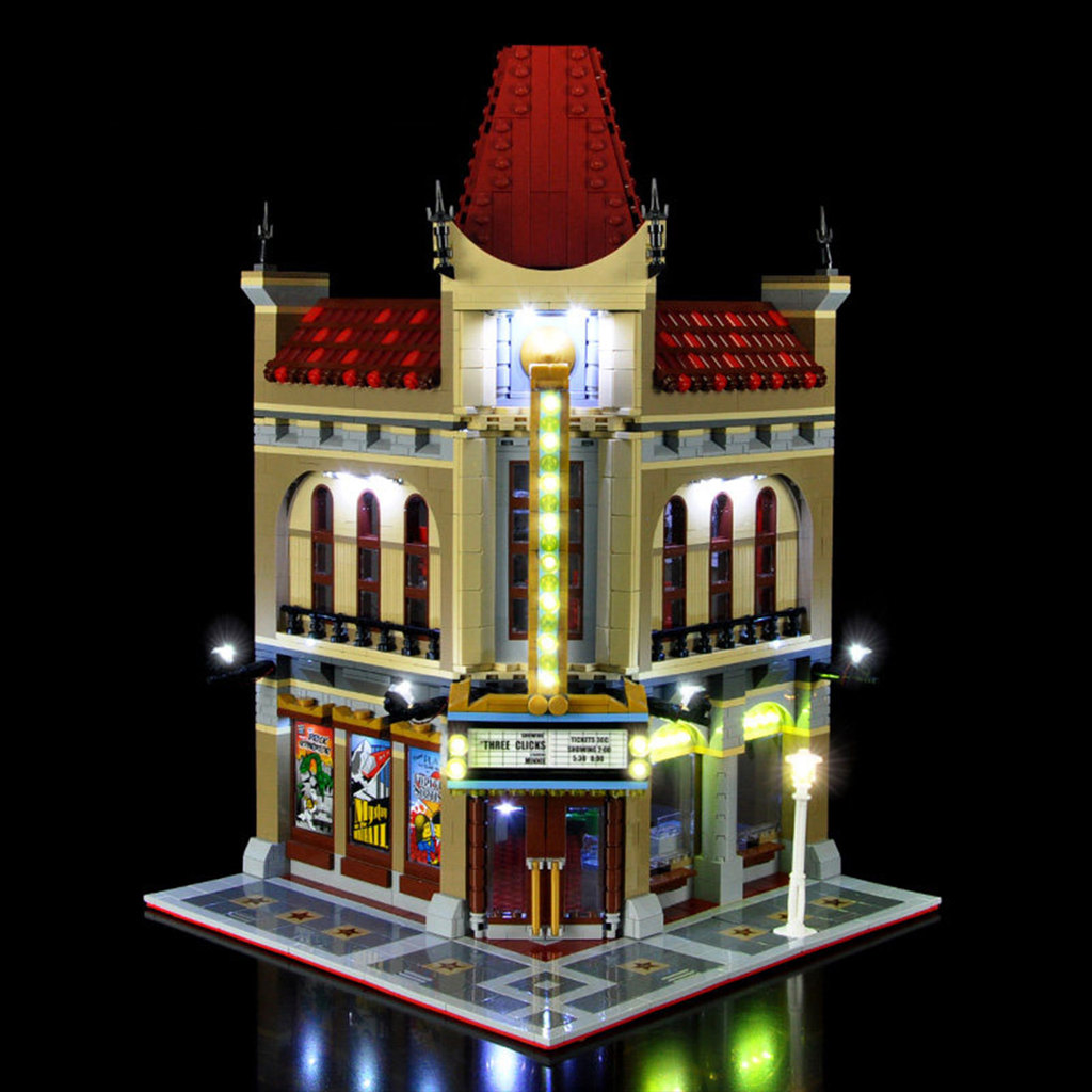 LYBMTWF LED Lighting Kit Compatible with Lego 10232 Cinema Building Blocks (NOT Include The Model