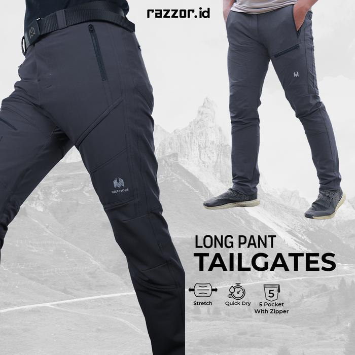 Celana Panjang Shoftshell Gunung Outdoor Razzor Tailgates Premium