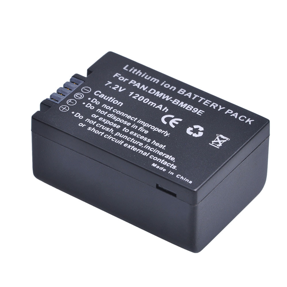 DMW-BMB9 Bateria DMW BMB9 BMB9E Battery + Charger for Panasonic Lumix DC-FZ82 FZ70 FZ60 FZ100 FZ150