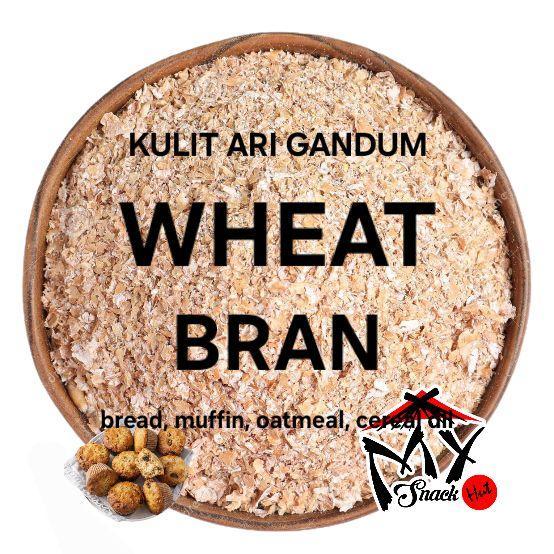 PROMO WHEAT BRAN 1KG KULIT ARI GANDUM COKLAT MILLER CHOKAR ORGANIC KASAR COARSE SERAT ROTI COOKIES