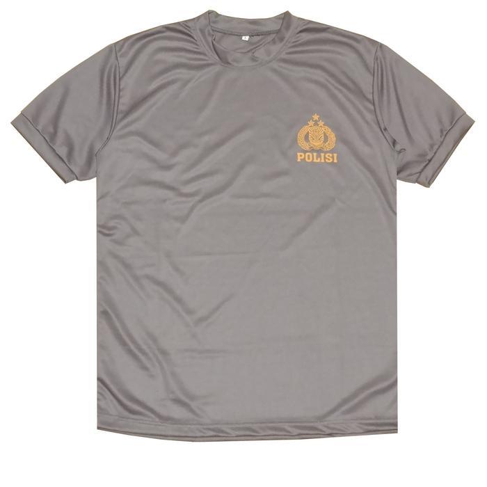 Kaos Polisi Pria Drifit Lengan Pendek Serap Keringat