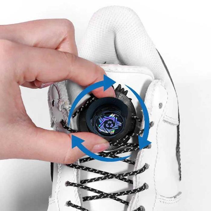 Tali Sepatu Putar Automatic Rotating Shoelace Buckle - INU66 Sneaker