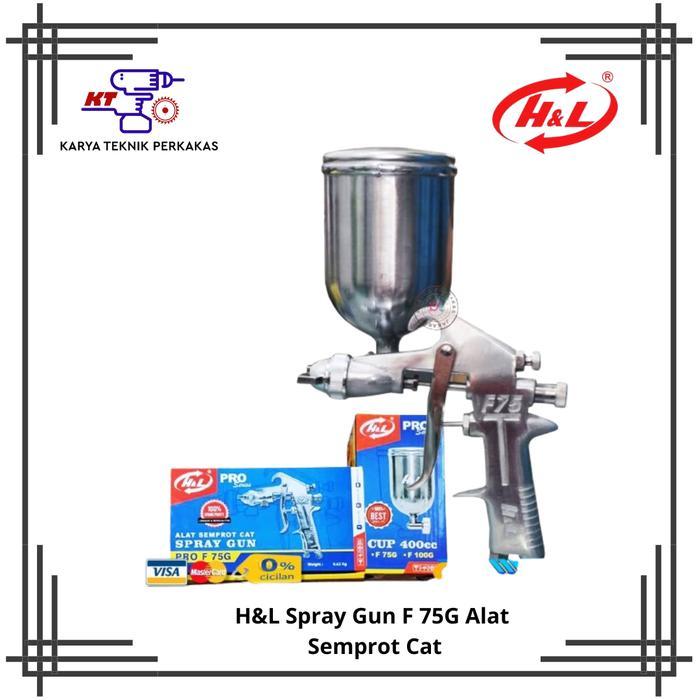 HL Spray Gun F 75G Alat Semprot Cat Tabung atas/ F 75 HNL