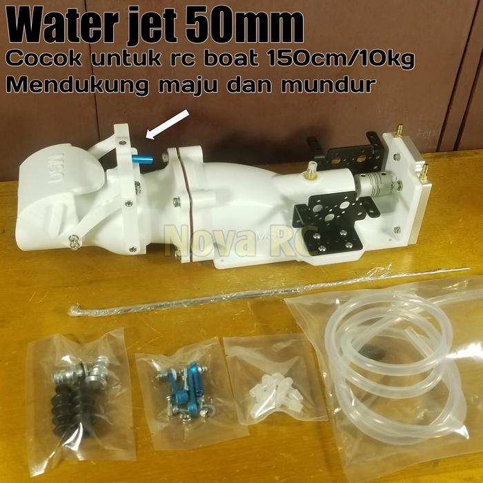 MSQ water jet thruster 50mm with reverse for rc boat 150cm/10kg