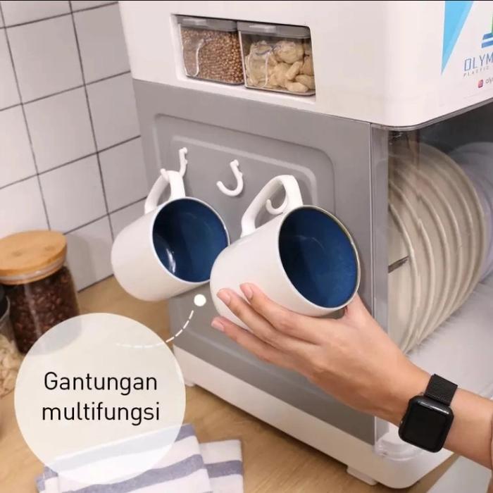 Rak Piring / Rak Penyimpanan Dapur OKS Olymplast