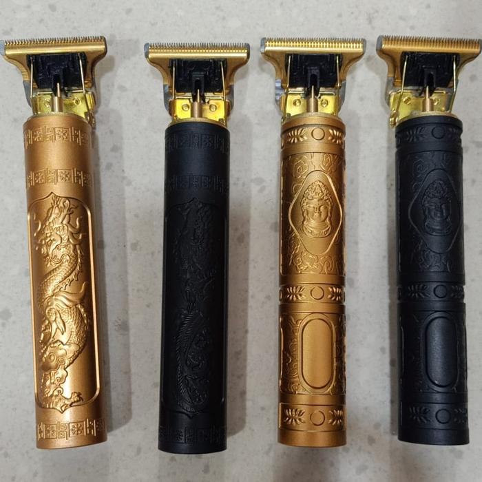 Alat Cukur Vintage T9 Motif Cukuran Jenggot Kumis Rambut