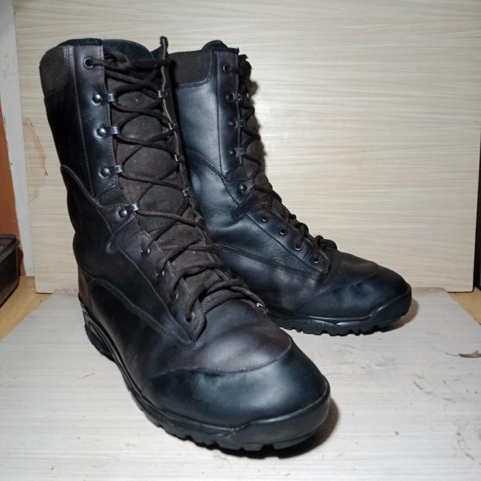 sepatu boots kulit combat tactical NATO size 45 original