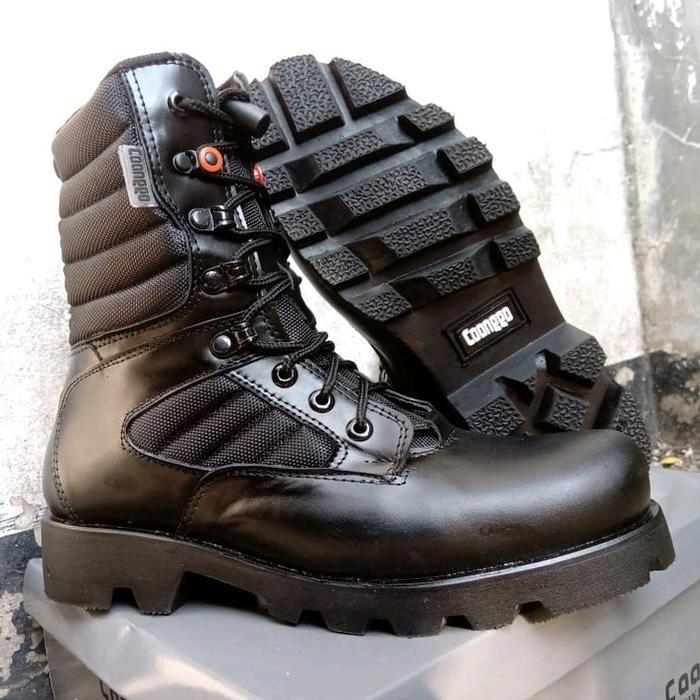 Sepatu pdl TNI AU pdl dinas lapangan kulit asli anti licin original caanggo military