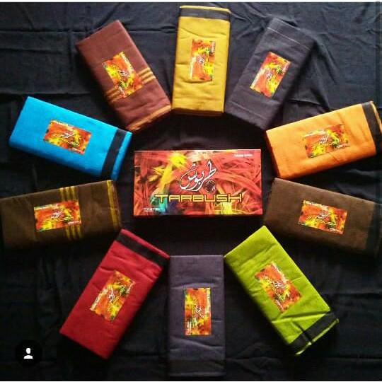 Sarung Tenun Tarbush Polos Warna