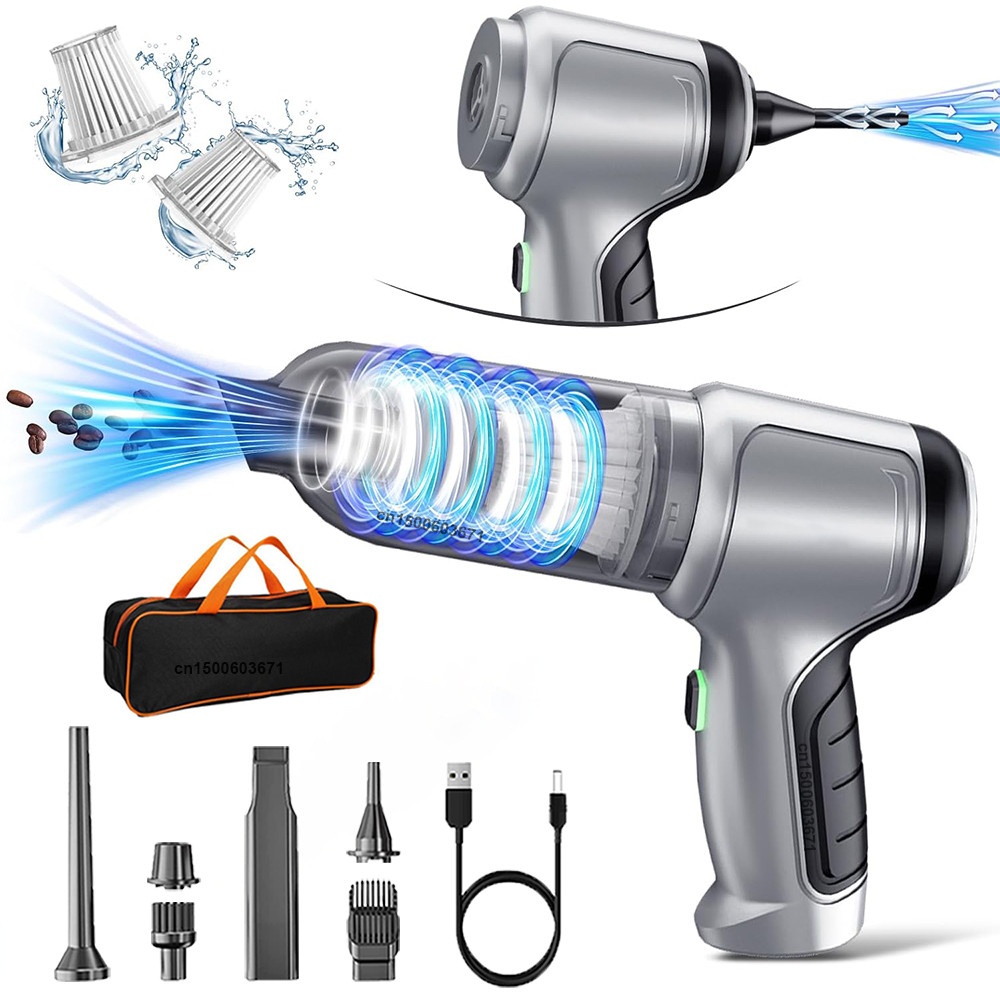 Car Vacuum Cleaner 95000PA Portable Handheld Wireless Vacuum Cleaner USB Rechargable Powerful