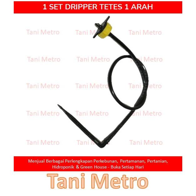 KOMPLIT 1 Set Dripper Emitter Tetes 1 arah