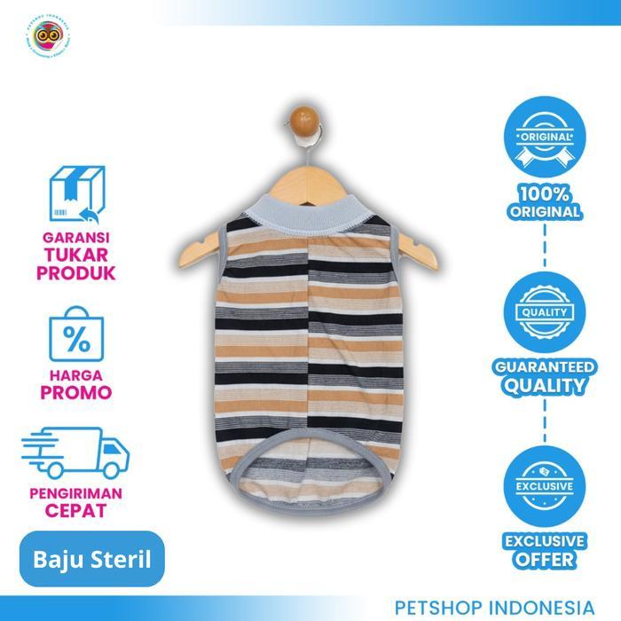 Pasca Steril Kucing Baju Pasca Steril Kucing Pelindung Luka Operasi dengan Strap Steril Kucing Baju 