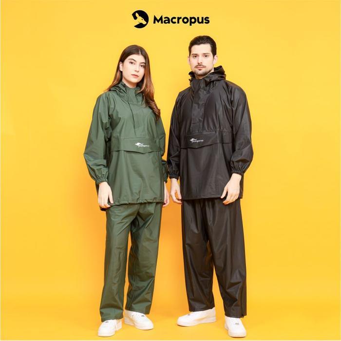 Kangaroo Raincoat Jas Hujan Anti Bocor Jas Hujan Kangguru Jas Hujan Setelan Mantel Hujan Jas Hujan