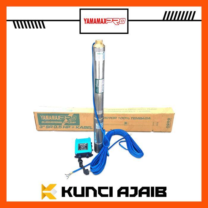 YAMAMAX PRO 3" SR Pompa Satelit 0.5 HP Sible Submersible Sumur Bor