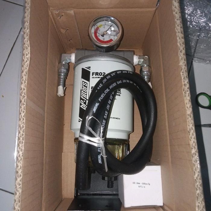 filter solar water separator BP Filters WS02-10 full set dan selang untuk Pajero fortuner dll