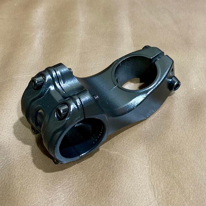 Stem Sepeda Nunduk -17 Derajat 60Mm Diameter 31.8Mm Alloy Hitam Terlaris