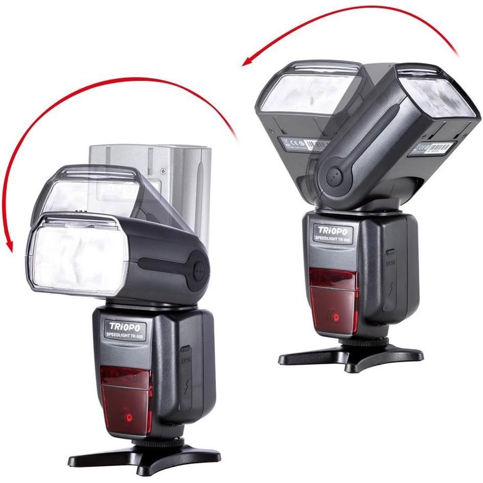 Triopo TR-988 II TTL High Speed Sync Professional Camera Flash Speedlite for Canon Nikon 6D 60D 550D