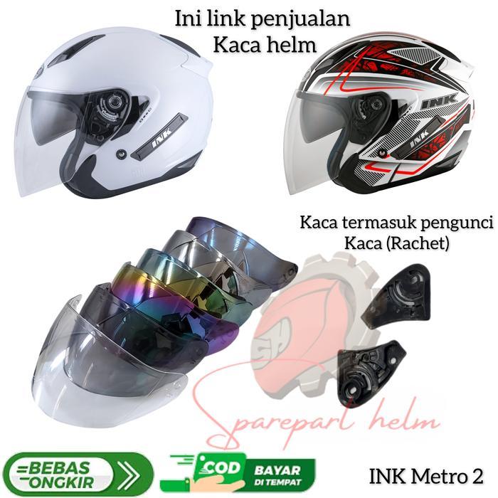 "New" Kaca helm INK Metro Visor helm INK Metro