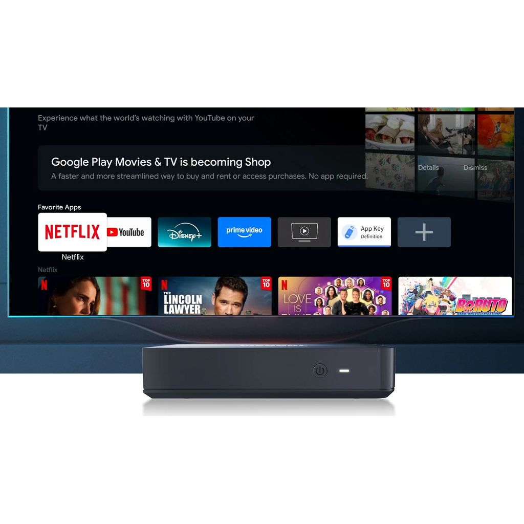 MECOOL KT2 DVB-T2 TV Box Android 2024 Smart TV tvbox Amlogic S905Y4 Chromecast 2GB 32GB iptv 4K