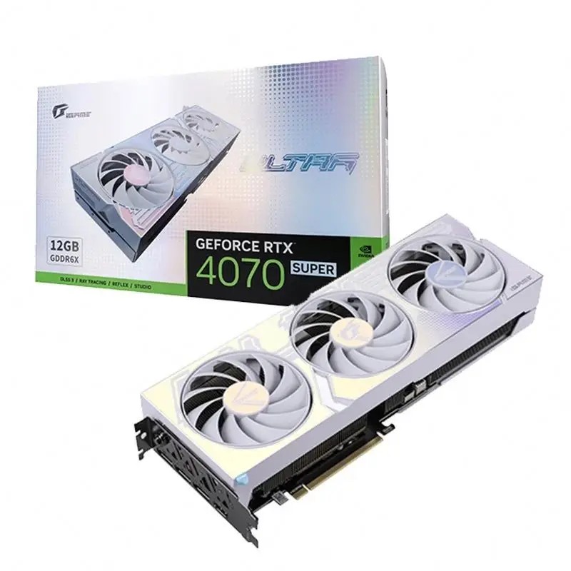 New COLORFUL IGame RTX 4070 SUPER Ultra W OC GDDR6X Gaming Graphics Card GPU RTX 4070 Super