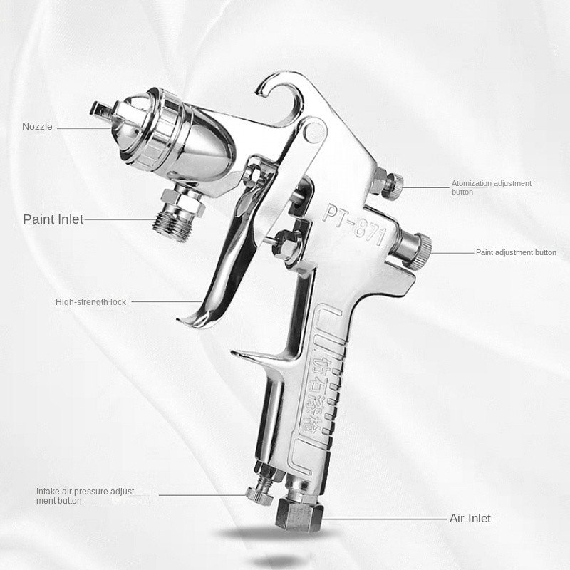 3bar NEW 2L Pressure Tank Sprayer Multi-colour Paint Water-in-water Spray Gun Latex Paint Spray Gun
