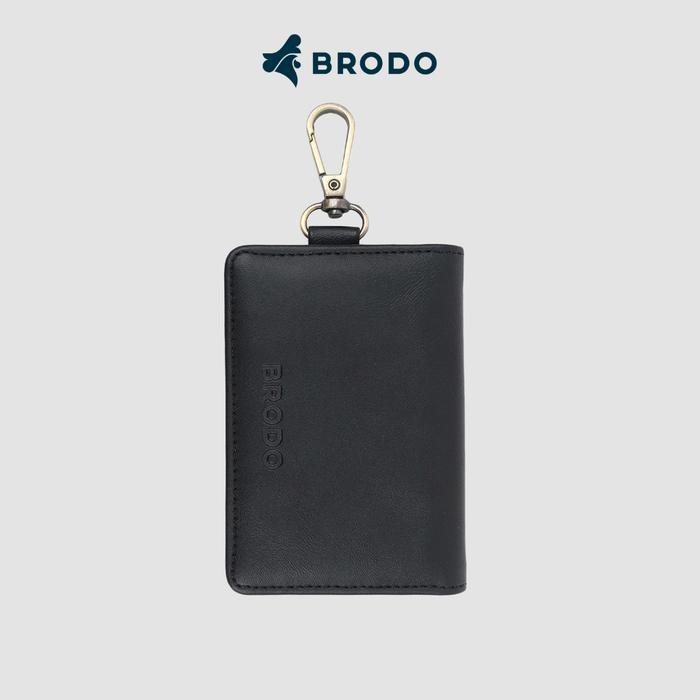Kenes Leather Wallet - - Folde Synthetic Leather Key Wallet Black