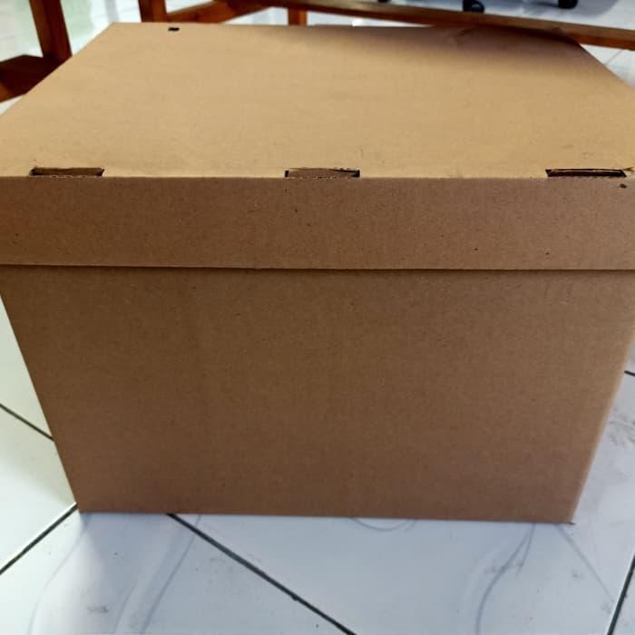 Termurah Dus Arsip Polos Kardus Arsip Arsip Box - Cokelat Terlaris