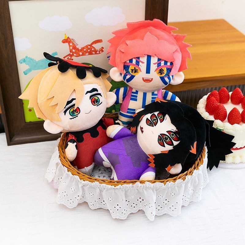 23cm Tomioka Giyuu Kocho Shinobu Hashibira Inosuke Tokitou Muichirou Demon Slayer Figure Plush