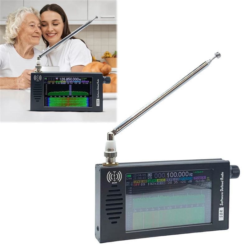 4.3 Inch IPS LCD Rechargeable SDR Radio SDR Radio MW SSB CW HAM Radio Digital Demodulation Shortwave